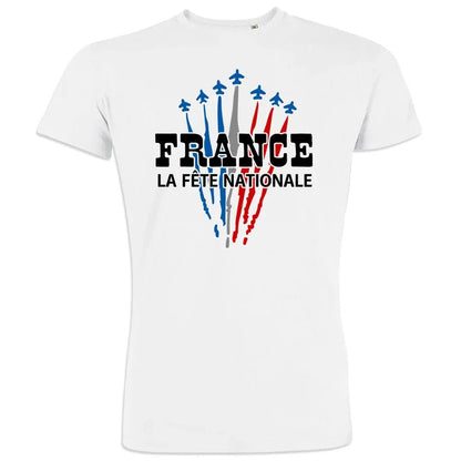 France La Fête Nationale Men's Organic Cotton Tee - Create Marketplace
