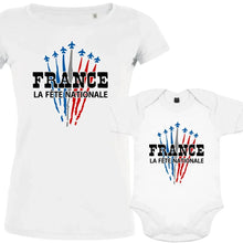 France La Fête Nationale Mom and Child Organic Cotton family Set (Set of 2) - Create Marketplace