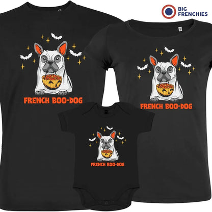 French Boo-Dog Halloween Matching Organic Cotton Family Set (Set of 3) - Create Marketplace