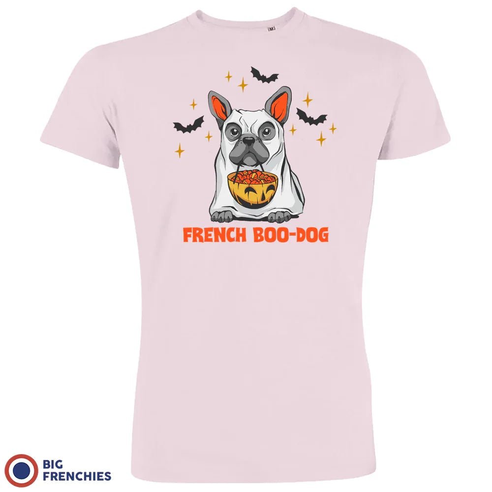 French Boo-Dog Halloween Men's Organic Cotton Tee - Create Marketplace