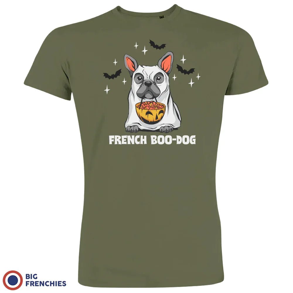 French Boo-Dog Halloween Men's Organic Cotton Tee - Create Marketplace