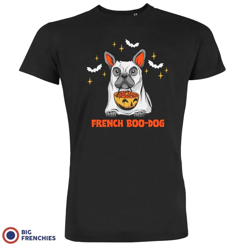French Boo-Dog Halloween Men's Organic Cotton Tee - Create Marketplace