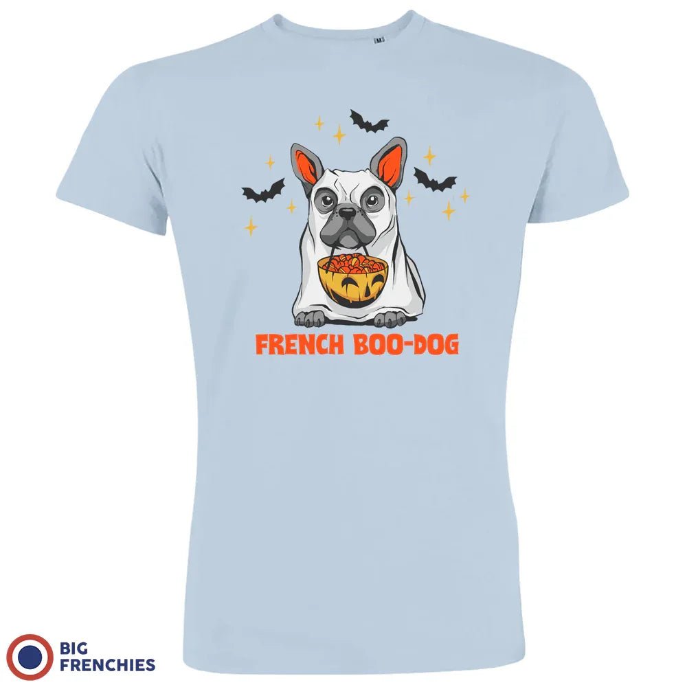 French Boo-Dog Halloween Men's Organic Cotton Tee - Create Marketplace