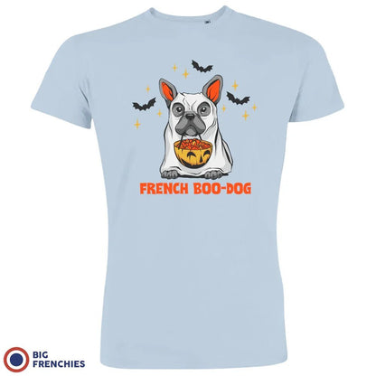 French Boo-Dog Halloween Men's Organic Cotton Tee - Create Marketplace