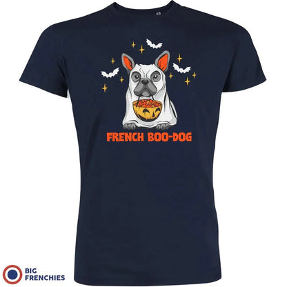 French Boo-Dog Halloween Men's Organic Cotton Tee - Create Marketplace