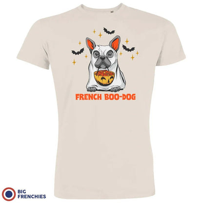 French Boo-Dog Halloween Men's Organic Cotton Tee - Create Marketplace