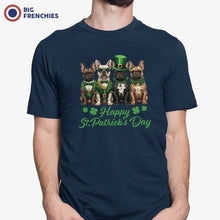French Bulldog Happy St Patrick's Day Men's Organic Cotton Tee - Create Marketplace