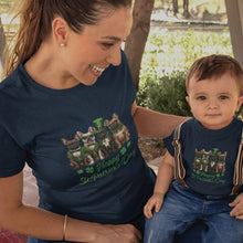 French Bulldog Happy St Patrick's Day Mom and Child Organic Cotton T-Shirts family Set (Set of 2) - Create Marketplace