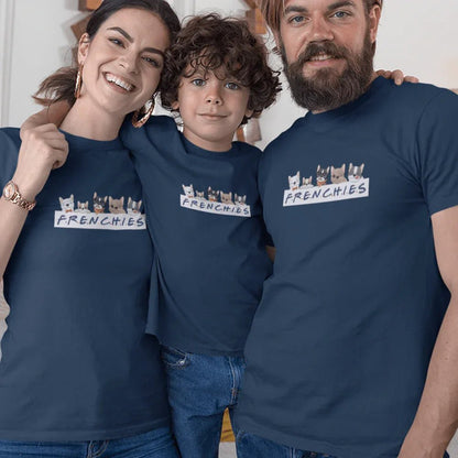 French Bulldogs Matching Organic Cotton T-Shirts Family Set (Set of 3) - Create Marketplace