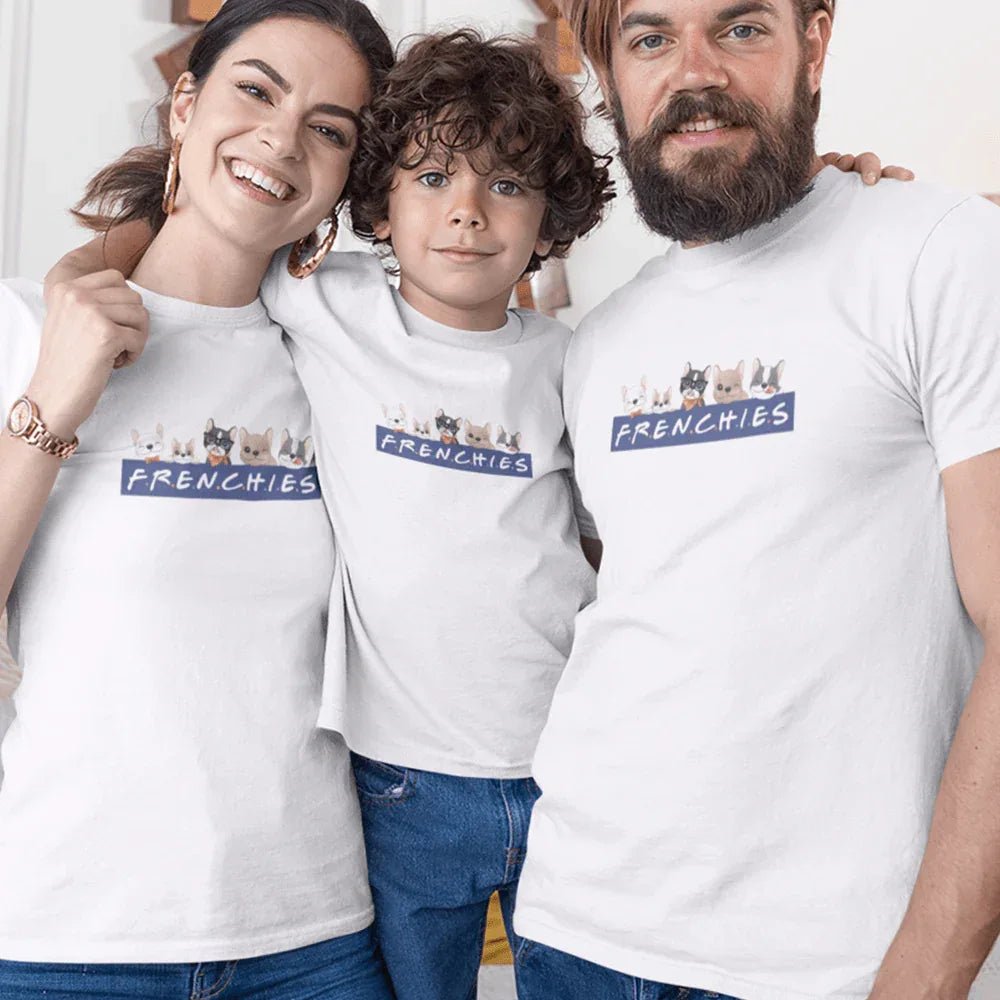 French Bulldogs Matching Organic Cotton T-Shirts Family Set (Set of 3) - Create Marketplace