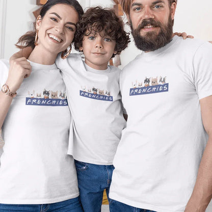 French Bulldogs Matching Organic Cotton T-Shirts Family Set (Set of 3) - Create Marketplace