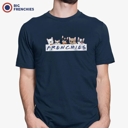 French Bulldogs Men's Organic Cotton Tee - Create Marketplace