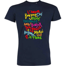 French Words Men's Organic Cotton Tee - Create Marketplace