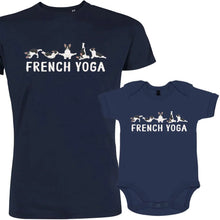 French Yoga Dad and Child Organic Cotton family Set (Set of 2) - Create Marketplace