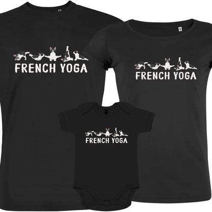 French Yoga Matching Organic Cotton Family Set (Set of 3) - Create Marketplace