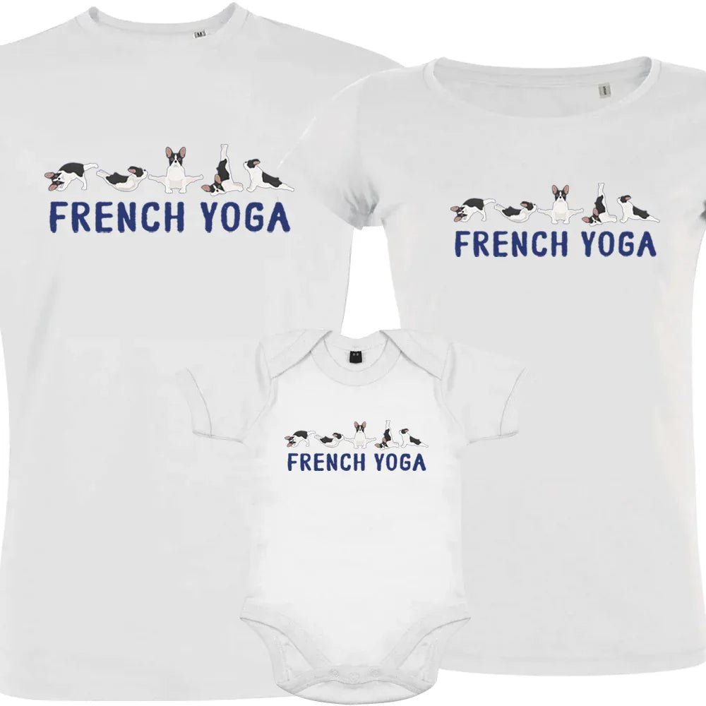 French Yoga Matching Organic Cotton Family Set (Set of 3) - Create Marketplace