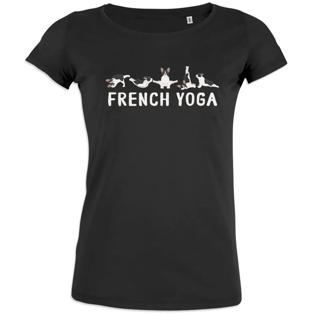 French Yoga Women's Organic Cotton Tee - Create Marketplace