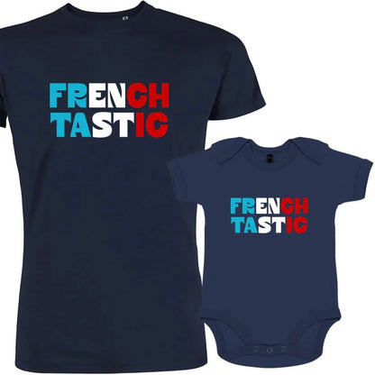 Frenchtastic Dad and Child Organic Cotton family Set (Set of 2) - Create Marketplace