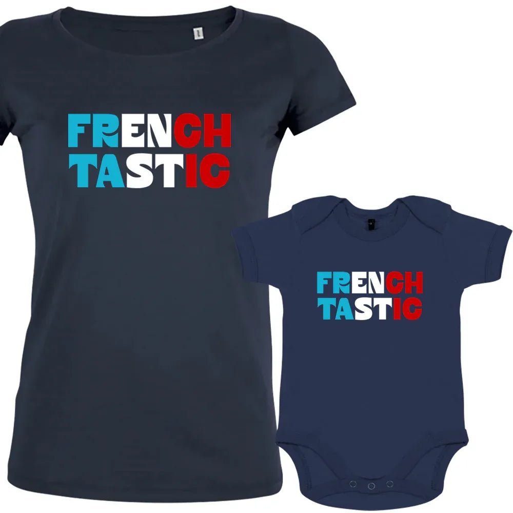 Frenchtastic Mom and Child Organic Cotton family Set (Set of 2) - Create Marketplace