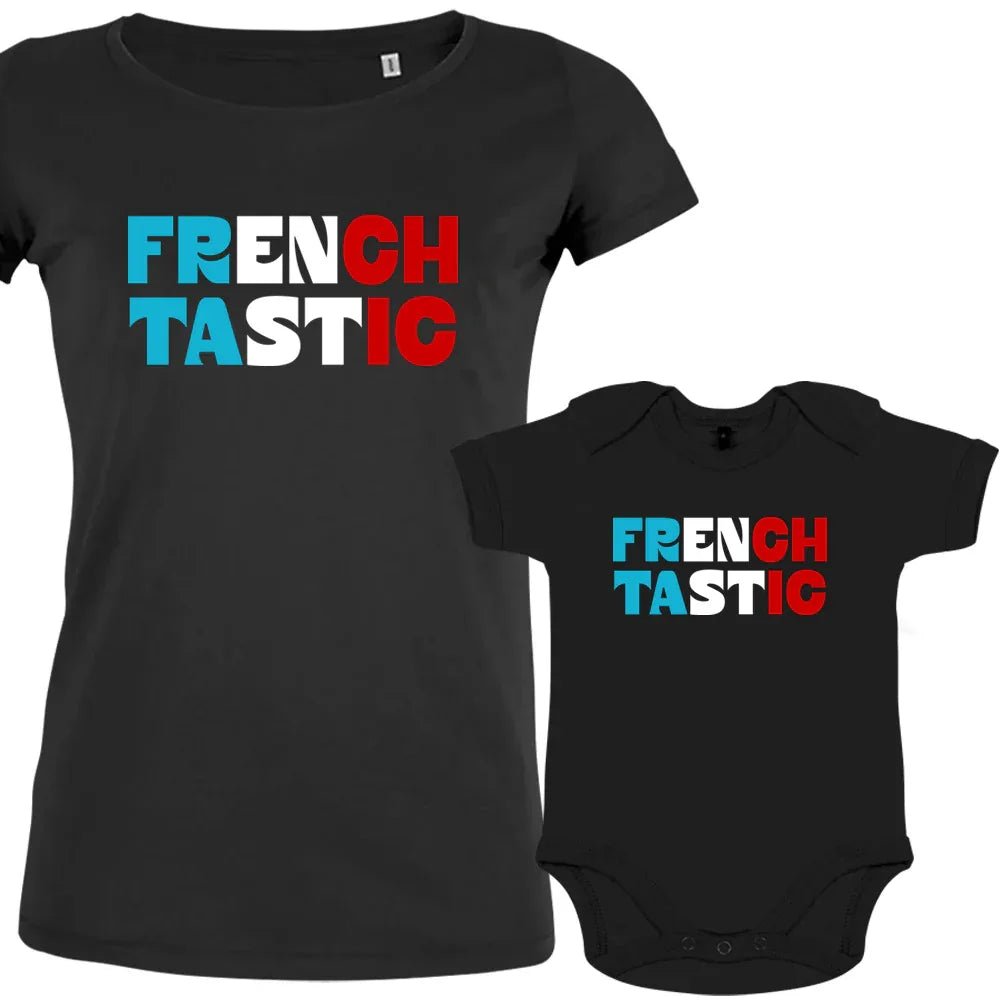 Frenchtastic Mom and Child Organic Cotton family Set (Set of 2) - Create Marketplace
