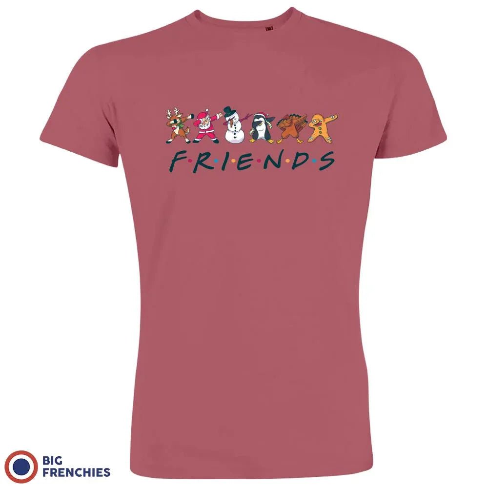 Friends Christmas Men's Organic Cotton Tee - Create Marketplace
