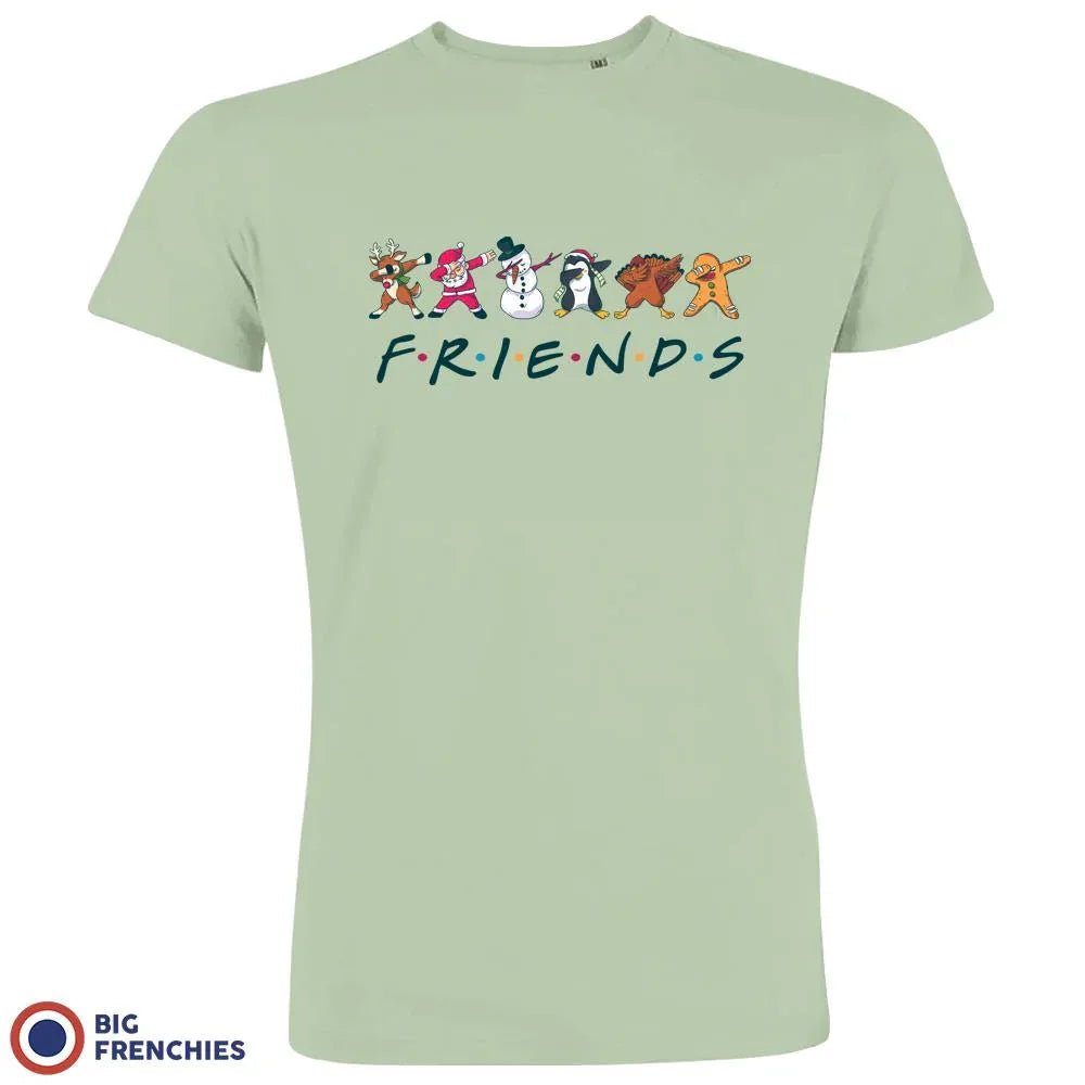 Friends Christmas Men's Organic Cotton Tee - Create Marketplace