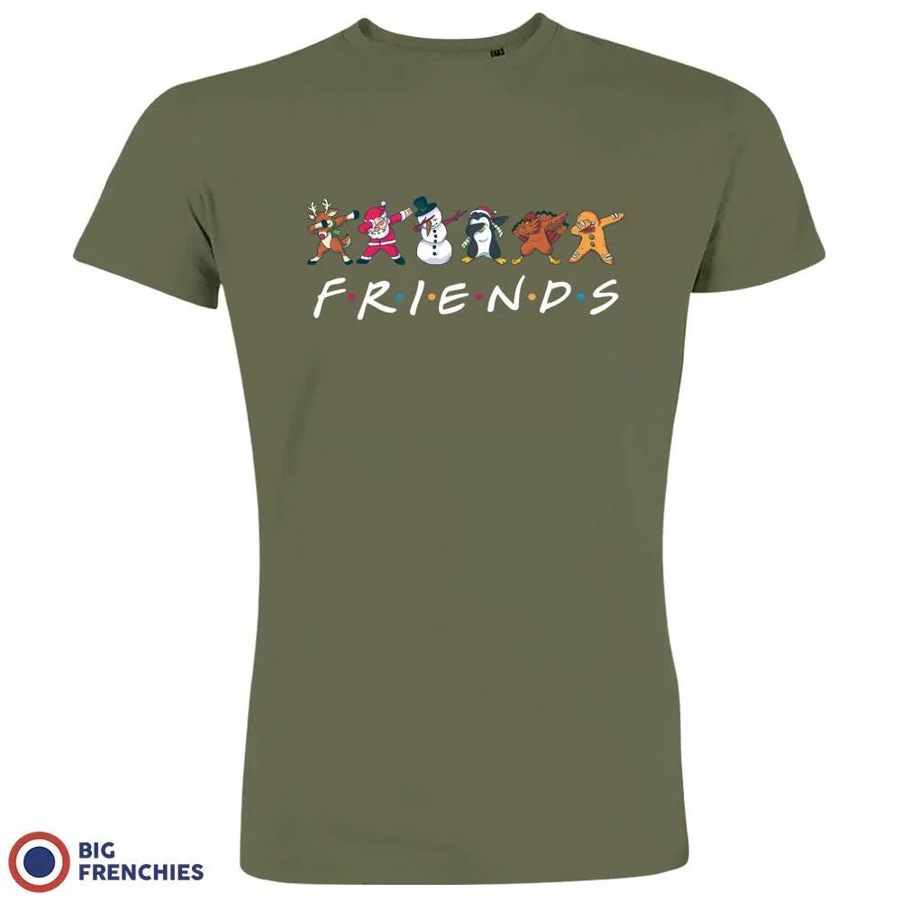 Friends Christmas Men's Organic Cotton Tee - Create Marketplace