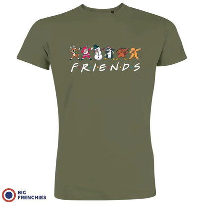Friends Christmas Men's Organic Cotton Tee - Create Marketplace