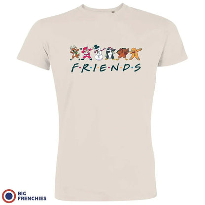 Friends Christmas Men's Organic Cotton Tee - Create Marketplace