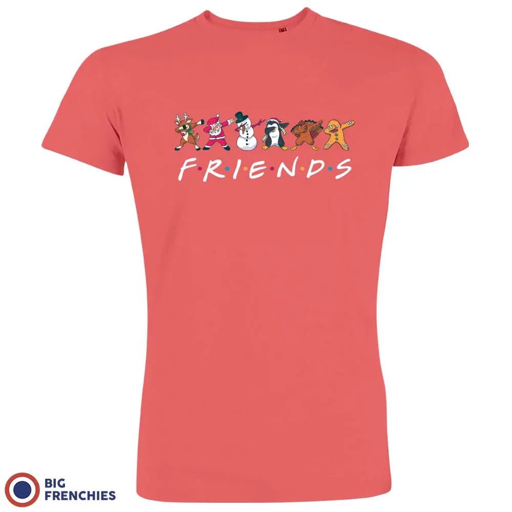 Friends Christmas Men's Organic Cotton Tee - Create Marketplace