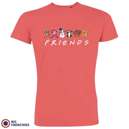 Friends Christmas Men's Organic Cotton Tee - Create Marketplace