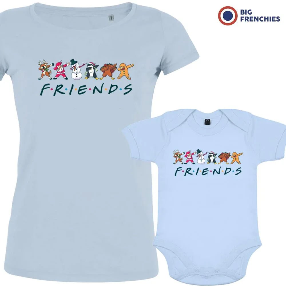 Friends Christmas Mom and Child Organic Cotton family Set (Set of 2) - Create Marketplace