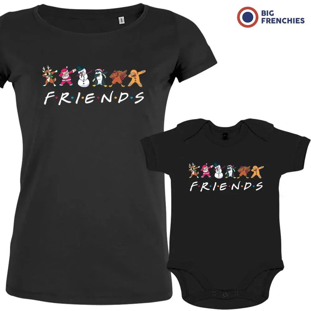 Friends Christmas Mom and Child Organic Cotton family Set (Set of 2) - Create Marketplace