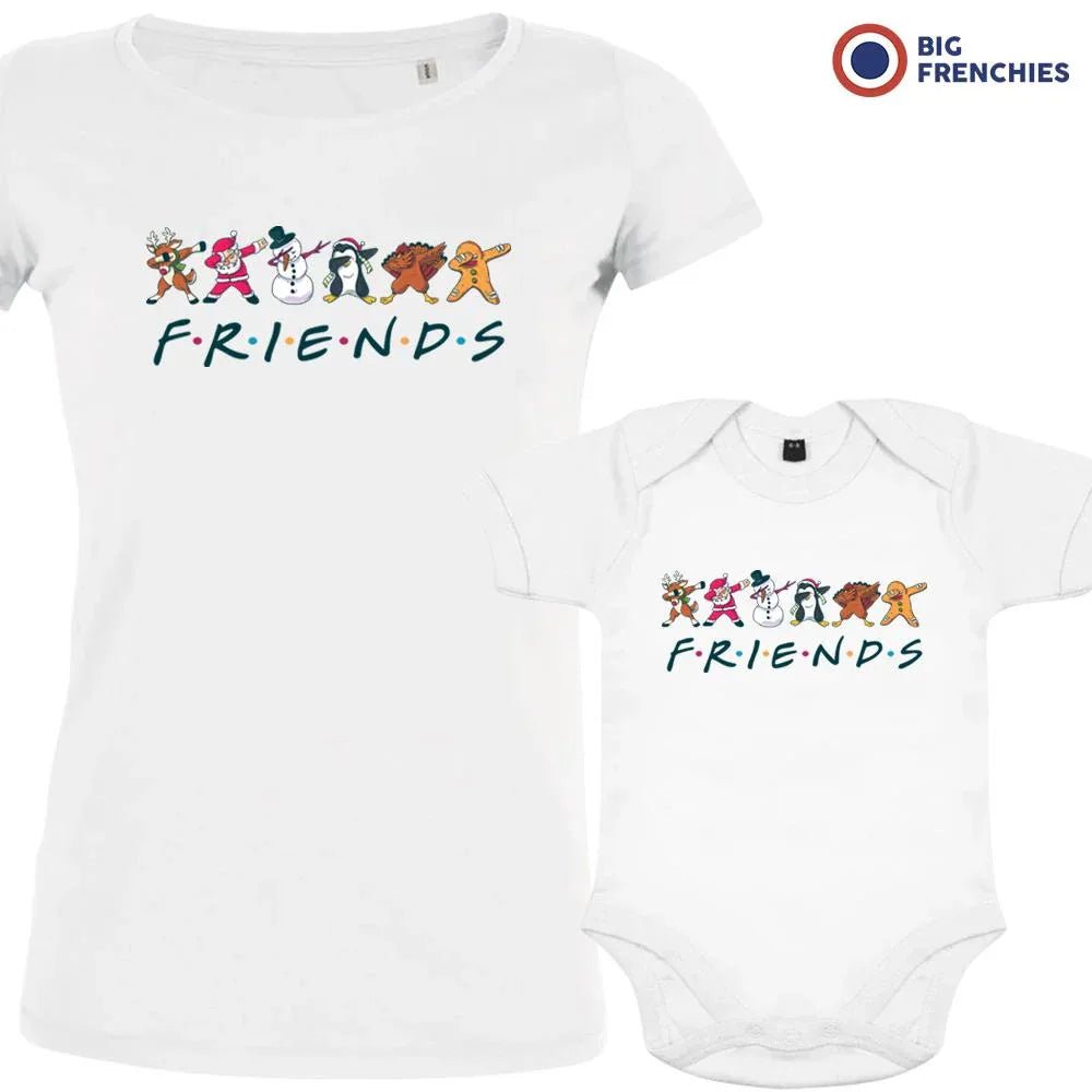 Friends Christmas Mom and Child Organic Cotton family Set (Set of 2) - Create Marketplace