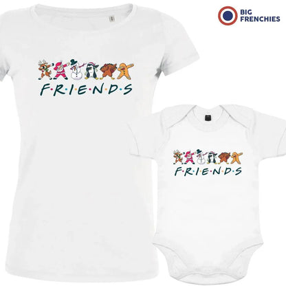 Friends Christmas Mom and Child Organic Cotton family Set (Set of 2) - Create Marketplace