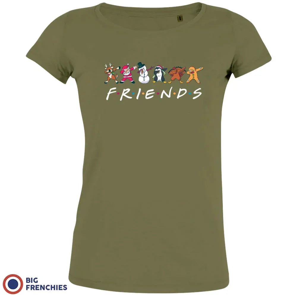 Friends Christmas Women's Organic Cotton Tee - Create Marketplace