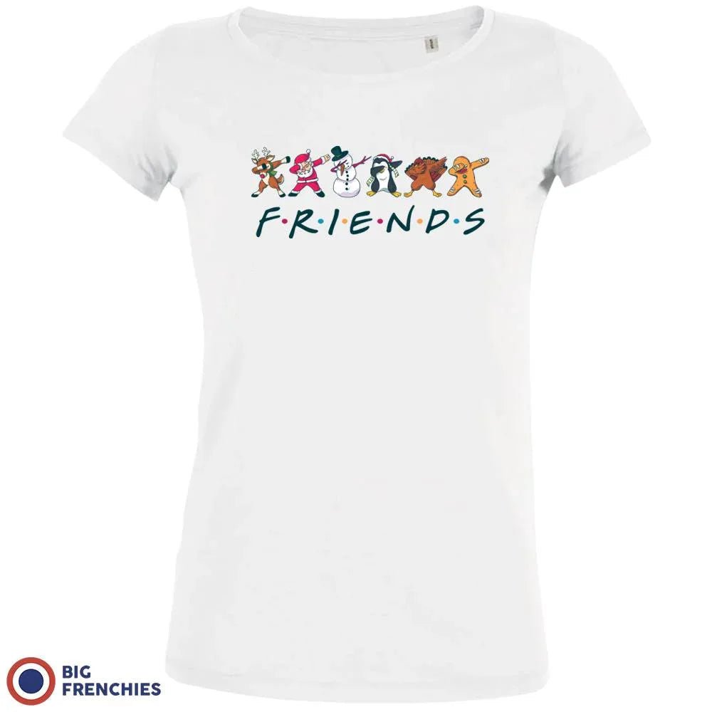 Friends Christmas Women's Organic Cotton Tee - Create Marketplace