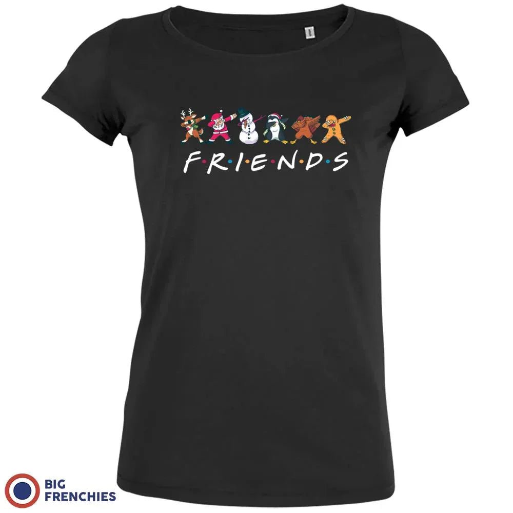Friends Christmas Women's Organic Cotton Tee - Create Marketplace