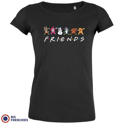 Friends Christmas Women's Organic Cotton Tee - Create Marketplace