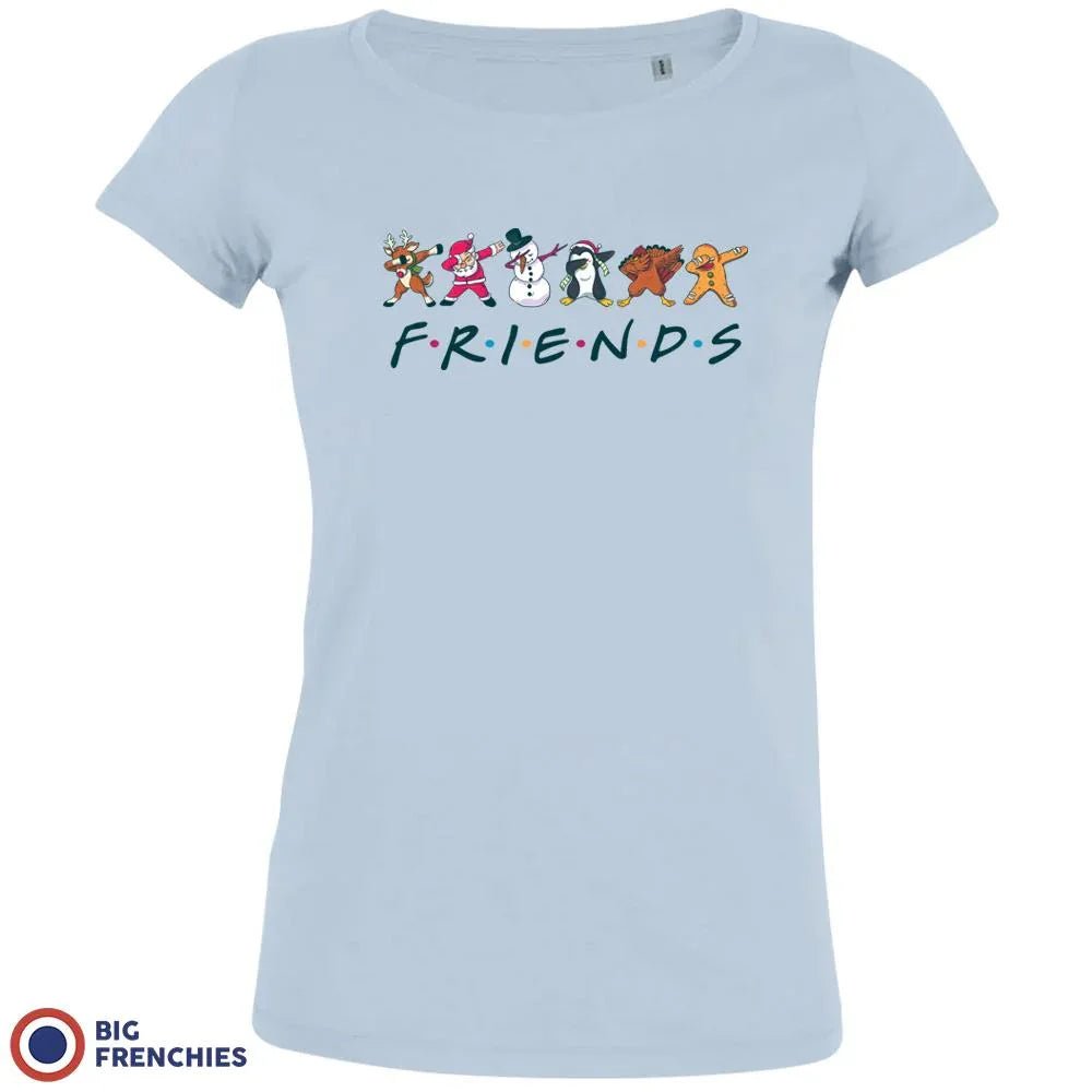 Friends Christmas Women's Organic Cotton Tee - Create Marketplace
