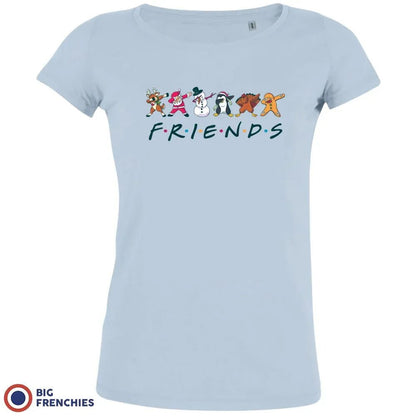 Friends Christmas Women's Organic Cotton Tee - Create Marketplace