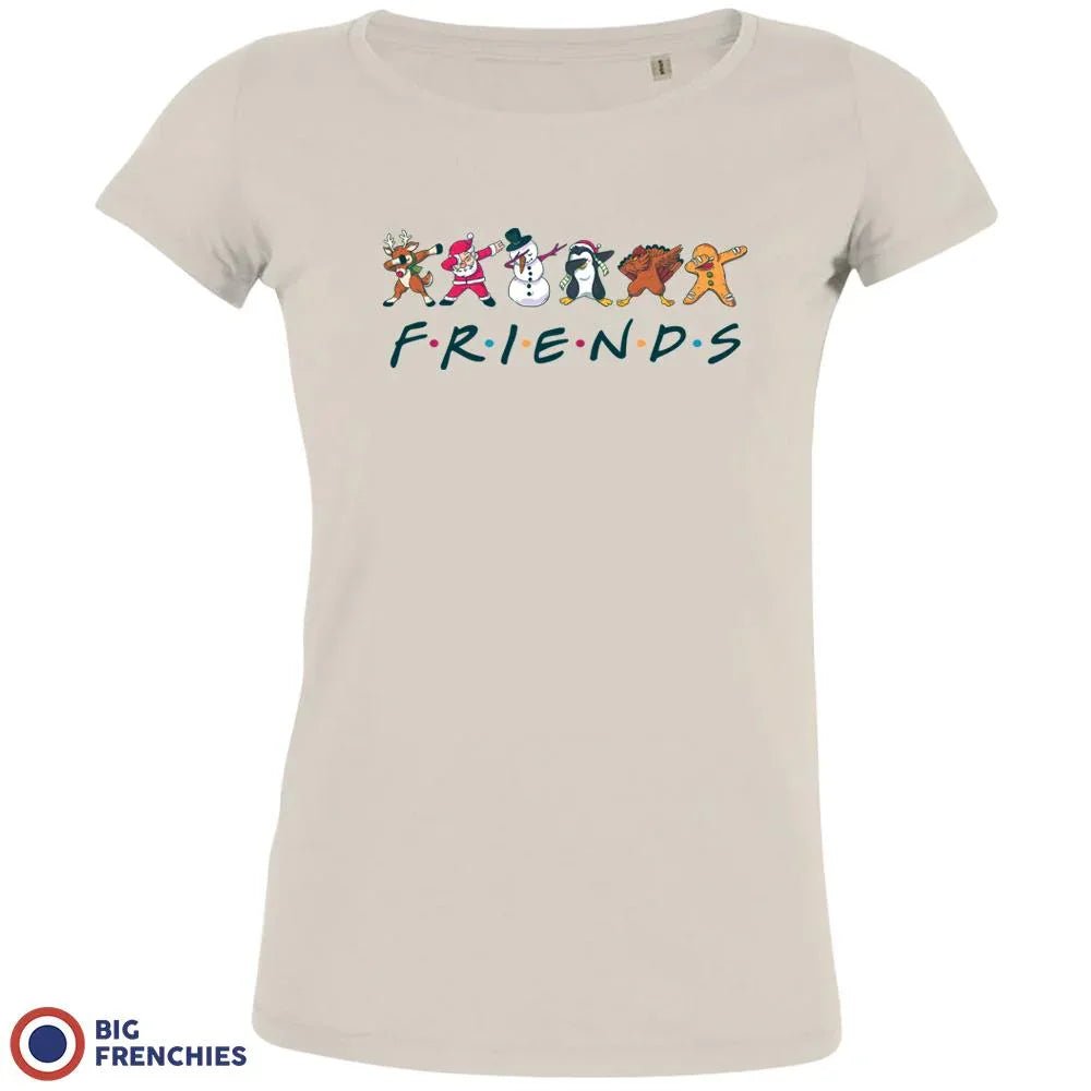 Friends Christmas Women's Organic Cotton Tee - Create Marketplace
