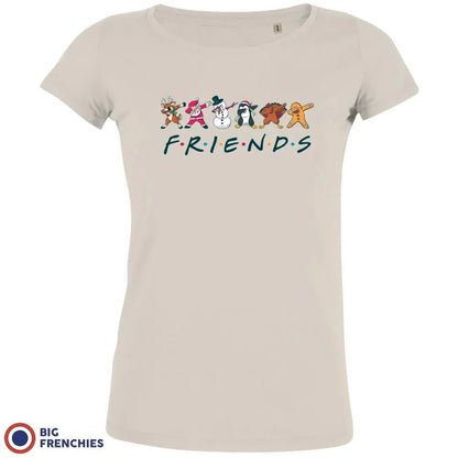 Friends Christmas Women's Organic Cotton Tee - Create Marketplace