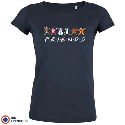 Friends Christmas Women's Organic Cotton Tee - Create Marketplace