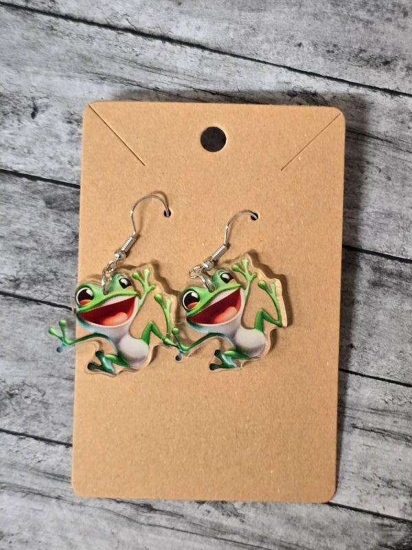 Frog Earrings - Create Marketplace