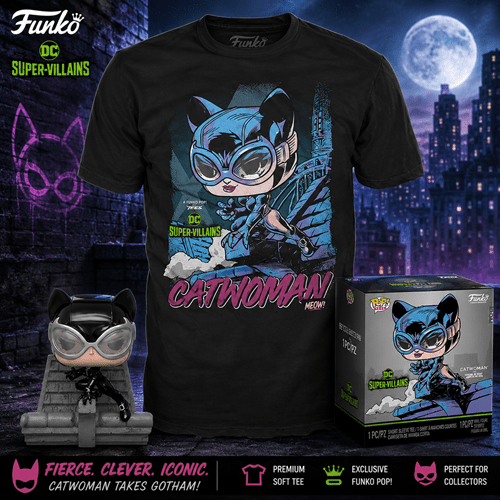 Funko POP! and Tee: Catwoman by Jim Lee T-Shirt - Create Marketplace