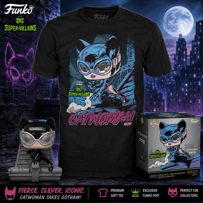 Funko POP! and Tee: Catwoman by Jim Lee T-Shirt - Create Marketplace