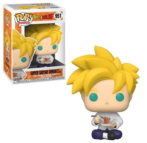 Funko POP Animation: Dragon Ball Z Super Saiyan Gohan with Noodles - Create Marketplace