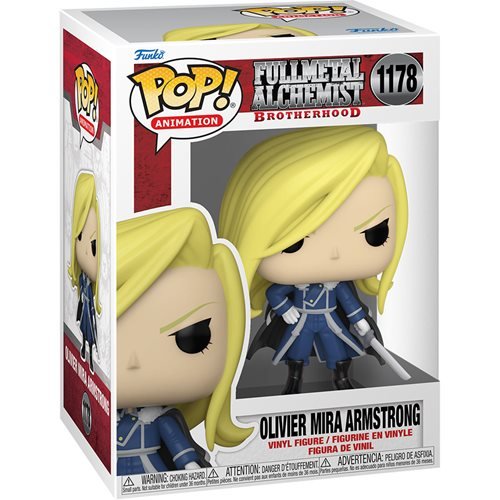 Funko POP! Animation: Fullmetal Alchemist Brotherhood - Olivier Mira Armstrong - Create Marketplace