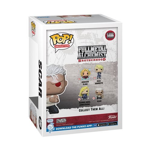 Funko POP! Animation: Fullmetal Alchemist GITD - Scar EE Exclusive - Create Marketplace